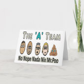 Funny Teamwork Kaart (Voorkant)