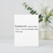 Funny Teamwork-producten Briefkaart (Staand voorkant)