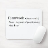 Funny Teamwork-producten Muismat (Met muis)