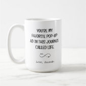 Funny Tech Boyfriend Valentijnsdag Gift Koffiemok (Links)