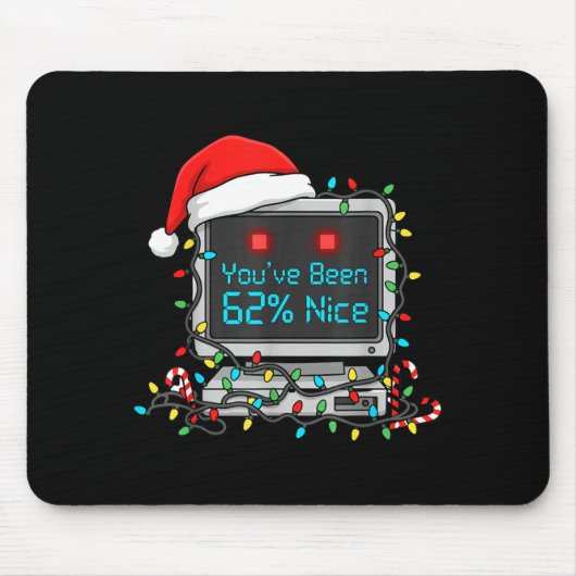 Funny Tech Christmas Geek Ai Holiday Humor Nerd Sh Muismat (Voorkant)