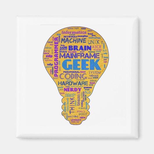 Funny Tech Humor Geek - Coders Gift Magneet (Voorkant)