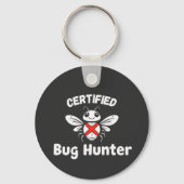 Funny Tech Sleutelhanger - "Gecertificeerde Bug Hu (Voorkant)