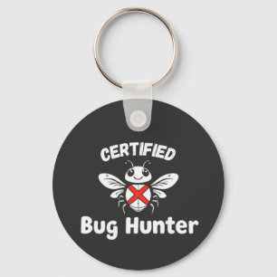 Funny Tech Sleutelhanger - "Gecertificeerde Bug Hu