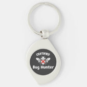 Funny Tech Sleutelhanger - "Gecertificeerde Bug Hu (Voorkant)
