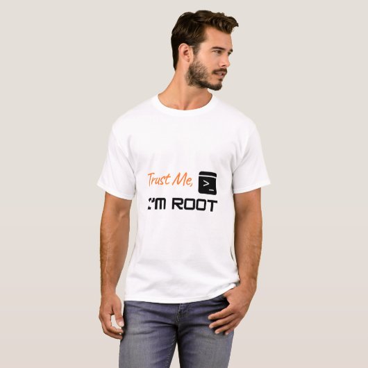 Funny Tech Sysadmin Linux Hacker Design T-shirt (Voorkant volledig)