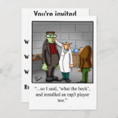 Funny Technical School Afstuderen Kaart (Voorkant / Achterkant)