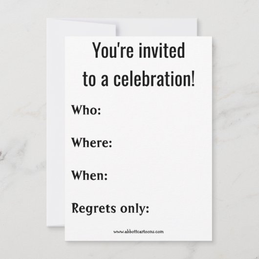 Funny Technical School Afstuderen Kaart (Achterkant)