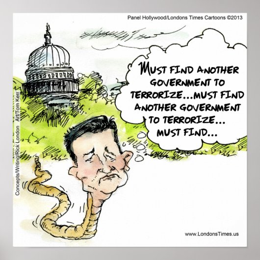 Funny Ted Cruz Snake Poster (Voorkant)