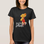 Funny Teddy Bear Slam Dunk, Teddy Bear Basketball T-shirt (Voorkant)