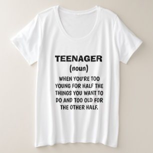 Funny "TEENAGER DEFINITION" T-shirt