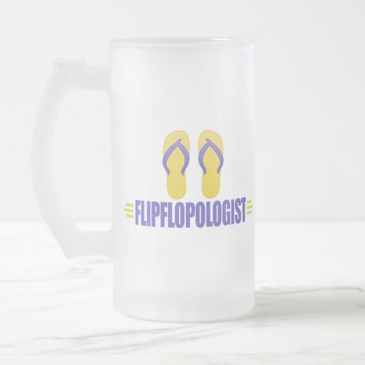 Funny Teenslippers Matglas Bierpul (Links)