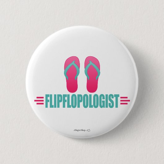 Funny Teenslippers Ronde Button 5,7 Cm (Voorkant)
