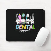 Funny Teeth Dental Squad Dentist Happy Paasdag Muismat (Met muis)