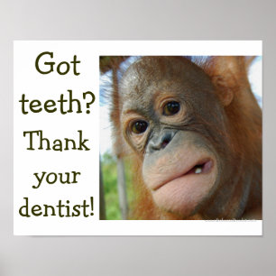 Funny Teeth Humor special request Poster