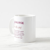 Funny Tele-Nurse Mug – Personalized Public Health  Koffiemok (Voorkant links)