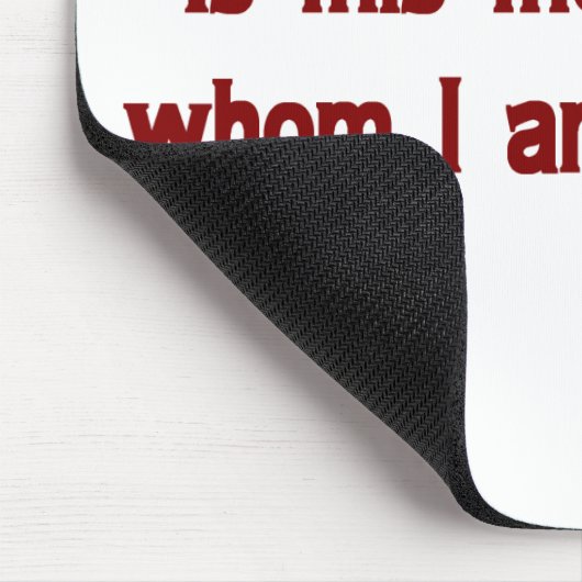 Funny Telephone Operator Mousepad  Muismat (Hoek)