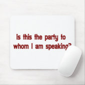 Funny Telephone Operator Mousepad  Muismat (Met muis)