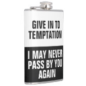 Funny Temptation custom monogram kolf Heupfles (Rechts)