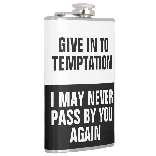 Funny Temptation custom monogram kolf Heupfles (Rechts)