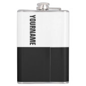 Funny Temptation custom monogram kolf Heupfles (Achterkant)