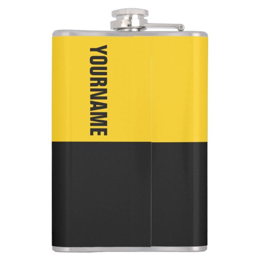 Funny Temptation custom monogram kolf Heupfles (Achterkant)