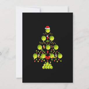 Funny Tennis Ball Xmas boom Decorations Merry Chri Kaart