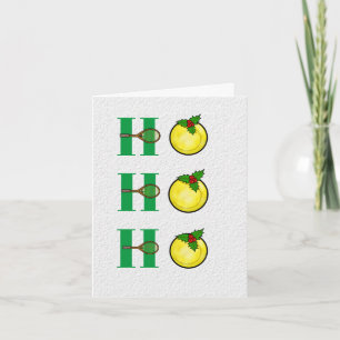 Funny Tennis Balls kerstkaart Kaart