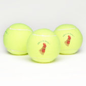 Funny Tennis Balls verbaasde nieuwsgierig Rooster Tennisballen (Multi)
