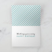 Funny Tennis Birthday Kaart (Binnen)