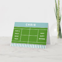 Funny Tennis Birthday