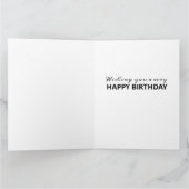 Funny Tennis Birthday Kaart (Binnen)