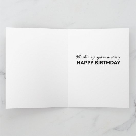 Funny Tennis Birthday Kaart (Binnen)