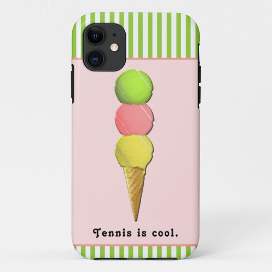 Funny Tennis Case-Mate iPhone Case (Achterkant)