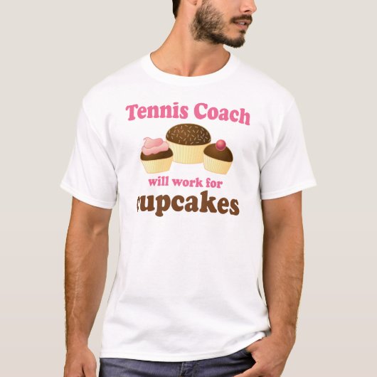 Funny Tennis Coach T-shirt (Voorkant)