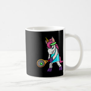 Funny Tennis Gift voor meisjes Unicorn Lovers C Koffiemok