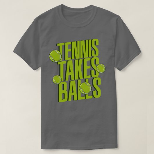 Funny Tennis Lover Gift T-shirt (Design voorkant)