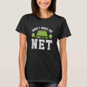 Funny Tennis Lover Graphic Dames en Mannen Tennis T-shirt