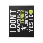Funny Tennis Lover Player Gifts Notitieblok (Linkerzijde)