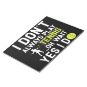 Funny Tennis Lover Player Gifts Notitieblok (Schuin)