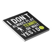 Funny Tennis Lover Player Gifts Notitieblok (Schuin)