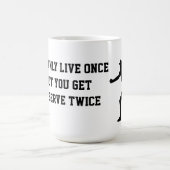 Funny tennis mok met vrouw speler silhouette (Center)