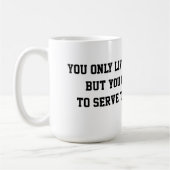 Funny tennis mok met vrouw speler silhouette (Links)