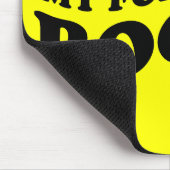 Funny Tennis Mousepad: Mijn voorhand Rocks Muismat (Hoek)