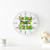 Funny Tennis Need Balls, Wall Clock Grote Klok (Huis)