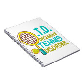 Funny Tennis Notitieboek (Rechterzijde)