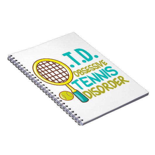 Funny Tennis Notitieboek (Rechterzijde)