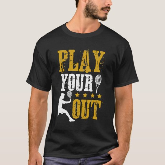 Funny Tennis outfit T-shirt (Voorkant)