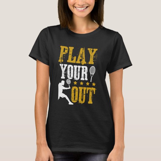 Funny Tennis outfit T-shirt (Voorkant)