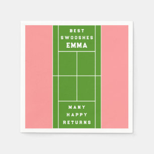 Funny Tennis Party Servet